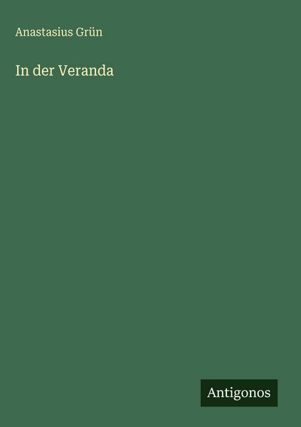 Produktbild: In der Veranda