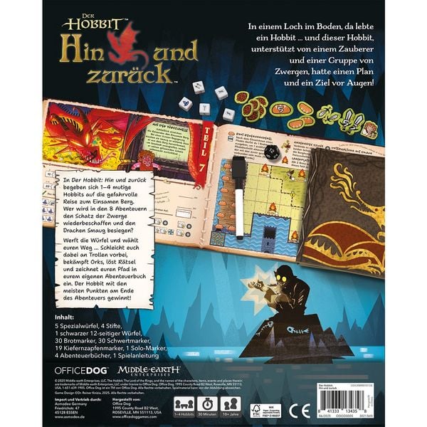 Produktbild: Der Hobbit: Hin und zur&uuml;ck