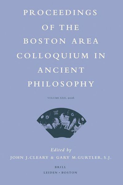 Produktbild: Proceedings of the Boston Area Colloquium in Ancient Philosophy