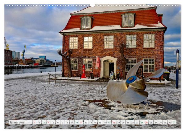 Produktbild: Wismar &ndash; Eine Hansestadt mit Charme (Wandkalender 2026 DIN A2 quer), CALVENDO Monatskalender