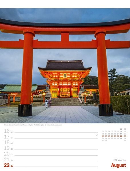 Produktbild: Japan Wochenplaner Kalender 2027 | Das Land der aufgehenden Sonne