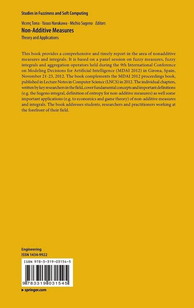 Produktbild: Non-Additive Measures