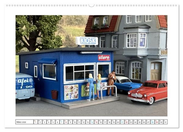 Produktbild: Wirtschaftswunder en miniature (hochwertiger Premium Wandkalender 2026 DIN A2 quer), Kunstdruck in Hochglanz