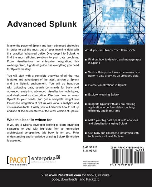 Produktbild: Advanced Splunk