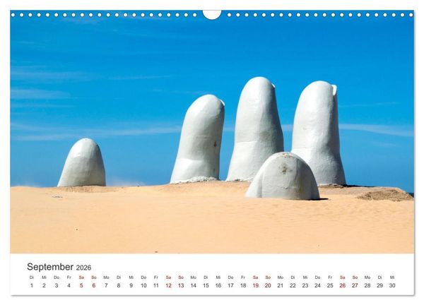Produktbild: Uruguay - Tango, Strand und Natur. (Wandkalender 2026 DIN A3 quer), CALVENDO Monatskalender