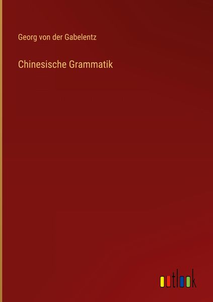 Produktbild: Chinesische Grammatik