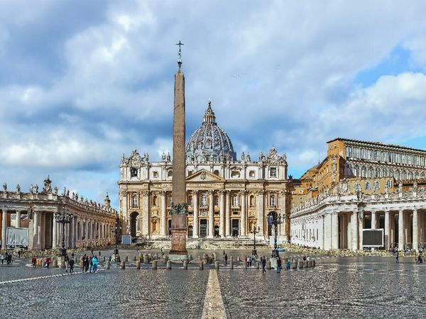 Produktbild: CALVENDO Puzzle Basilika Sankt Peter auf dem Petersplatz im Vatikan | 1000 Teile Lege-Gr&ouml;&szlig;e 64 &times; 48 cm Foto-Puzzle f&uuml;r gl&uuml;ckliche Stunden