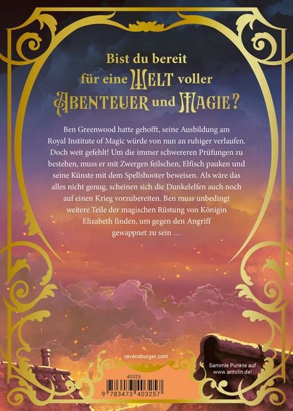 Produktbild: Royal Institute of Magic, Band 3 - Der Angriff der Dunkelelfen