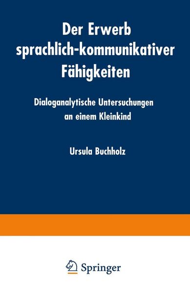 Produktbild: Der Erwerb sprachlich-kommunikativer F&auml;higkeiten