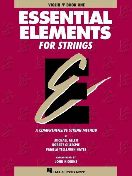 Produktbild: Essential Elements for Strings Violin Book 1 Beginner Violin Method with Fingerings Bowings and Music Theory Hal Leonard String Method
