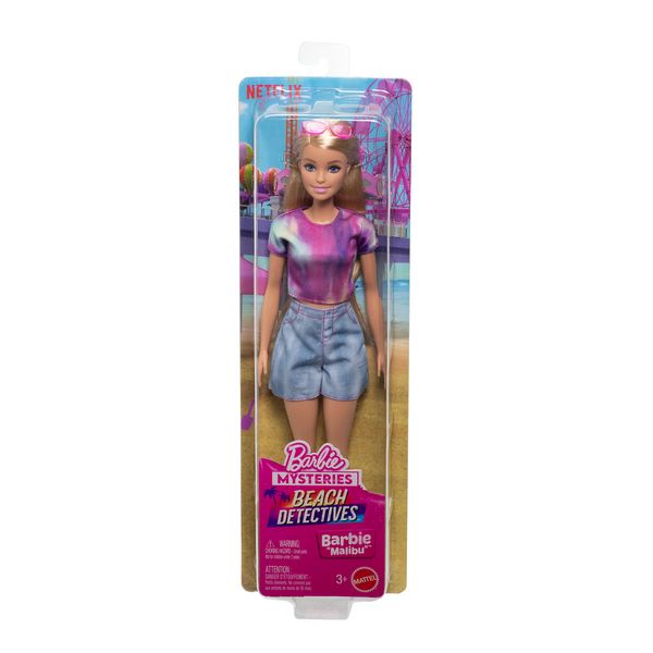 Produktbild: Barbie Mysteries: Mission Strand Barbie Core Malibu Puppe
