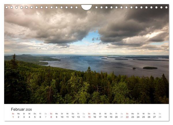 Produktbild: Landschaften Finnlands (Wandkalender 2026 DIN A4 quer), CALVENDO Monatskalender