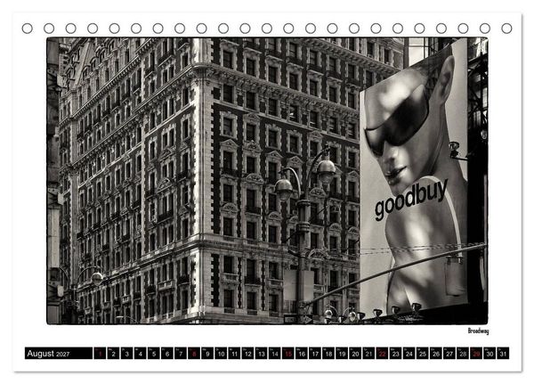 Produktbild: Manhattan Memories - Erinnerungen an New York (Tischkalender 2027 DIN A5 quer), CALVENDO Monatskalender