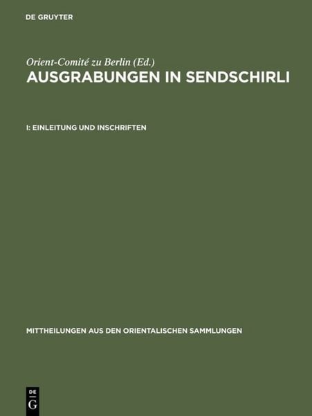 Produktbild: Einleitung und Inschriften
