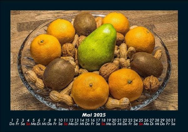 Produktbild: Obstkalender 2025 Fotokalender DIN A5