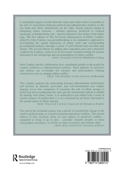 Produktbild: The Territorial Management of Ethnic Conflict
