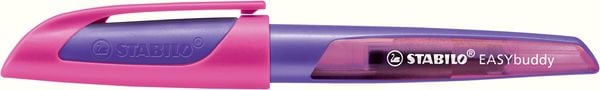 Produktbild: STABILO Schulf&uuml;ller mit Anf&auml;nger-Feder A -   EASYbuddy in lila/magenta - Schreibfarbe blau (l&ouml;schbar) - Einzelstift - inklusive Patrone