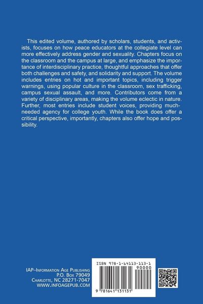 Produktbild: Gender, Sexuality and Peace Education