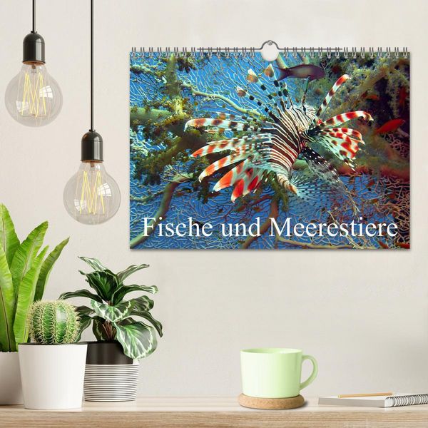 Produktbild: Fische und Meerestiere (Wandkalender 2026 DIN A4 quer), CALVENDO Monatskalender