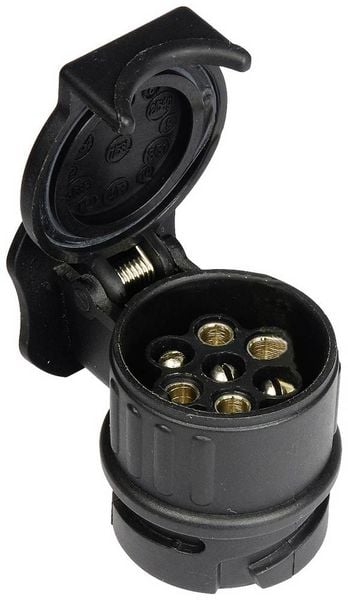 Produktbild: HP Autozubeh&ouml;r 28647 Anh&auml;nger Adapter [Stecker 7polig - Steckdose 13polig] Kunststoff