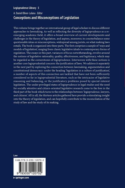Produktbild: Conceptions and Misconceptions of Legislation