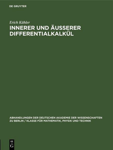 Produktbild: Innerer und &auml;usserer Differentialkalk&uuml;l