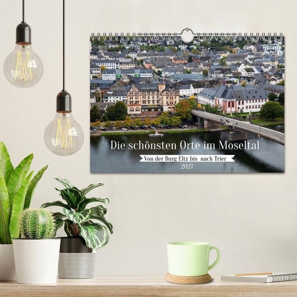 Produktbild: Die sch&ouml;nsten Orte im Moseltal - Von der Burg Eltz bis nach Trier (Wandkalender 2027 DIN A4 quer), CALVENDO Monatskalender