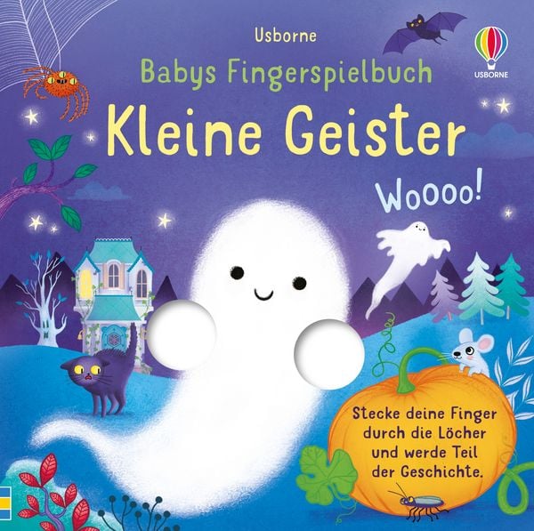 Babys Fingerspielbuch: Kleine Geister, Gebundene Ausgabe von Felicity Brooks, Usborne, 978-1-03-570439-2