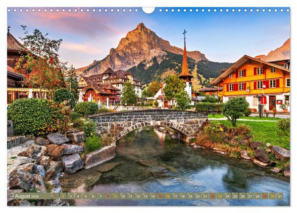 Produktbild: Berner Oberland - Ausflugsziele (Wandkalender 2026 DIN A3 quer), CALVENDO Monatskalender