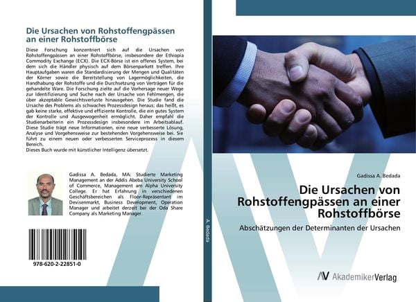 Produktbild: Die Ursachen von Rohstoffengp&auml;ssen an einer Rohstoffb&ouml;rse