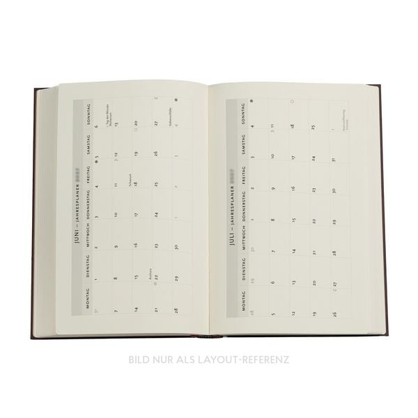Produktbild: 12-Monatskalender 2027 Black Edition Maxi Verso