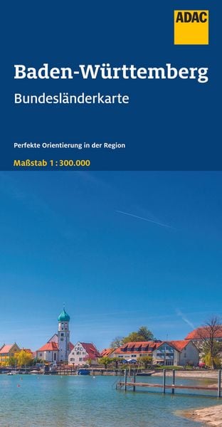 Produktbild: ADAC Bundesl&auml;nderkarte Deutschland 11 Baden-W&uuml;rttemberg 1:300.000