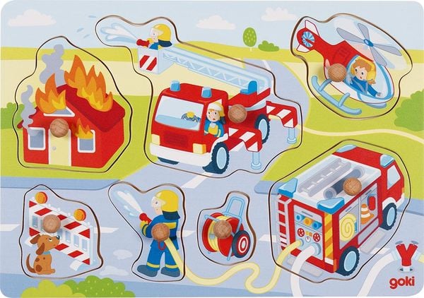 Produktbild: Steckpuzzle Feuerwehreinsatz