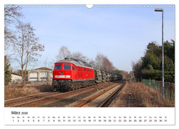 Produktbild: Eisenbahnen in Ostsachsen 2026 (Wandkalender 2026 DIN A3 quer), CALVENDO Monatskalender