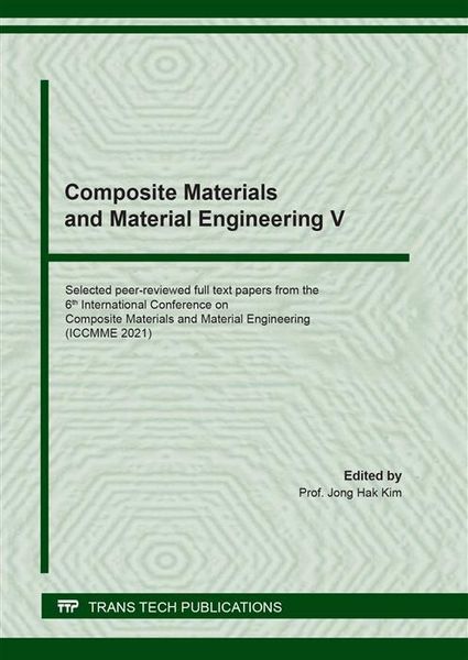Produktbild: Composite Materials and Material Engineering V