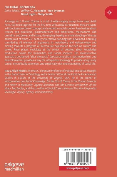 Produktbild: Sociology as a Human Science