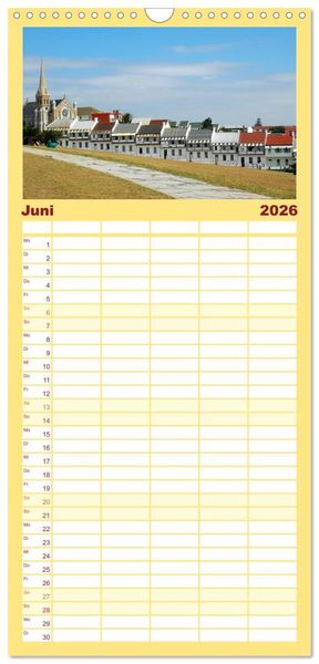 Produktbild: Familienplaner 2026 - Port Elizabeth - S&uuml;dafrika - Impressionen einer Stadt in Bildern mit 5 Spalten (Wandkalender, 21 x 45 cm) CALVENDO