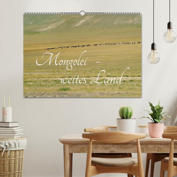 Produktbild: Mongolei - weites Land (Wandkalender 2026 DIN A2 quer), CALVENDO Monatskalender