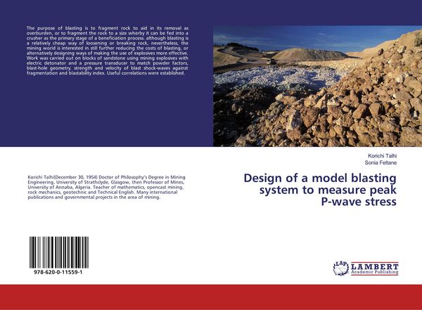 Produktbild: Design of a model blasting system to measure peak P-wave stress