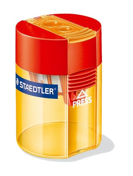 Produktbild: STAEDTLER Schreib- und Zeichbedarf Doppelspitzdose farbig sortiert, 1 St&uuml;ck