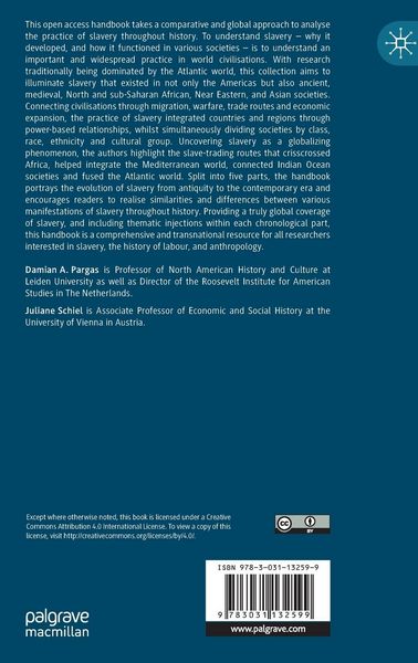 Produktbild: The Palgrave Handbook of Global Slavery throughout History