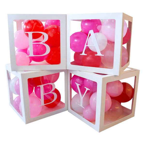 Buchstaben Würfel BABY 30x30x30cm 4 Stück