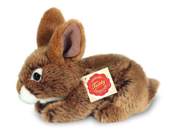 Teddy Hermann Hase Sitzend 20 Cm – Kuscheltier Aus Recyceltem Material, Super Weich