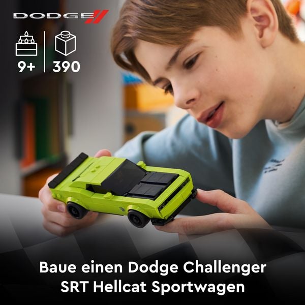 Produktbild: LEGO Speed Champions Dodge Challenger SRT Hellcat Sportwagen 77237