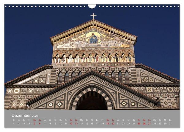 Produktbild: Traumlandschaft am Mittelmeer: Die Amalfik&uuml;ste (Wandkalender 2026 DIN A3 quer), CALVENDO Monatskalender