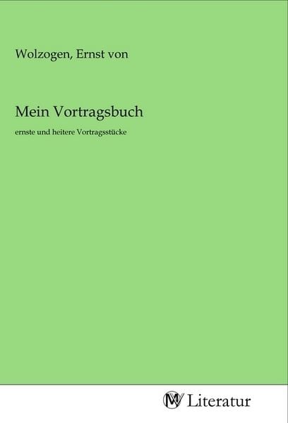 Produktbild: Mein Vortragsbuch
