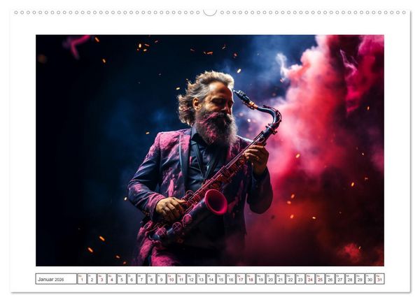 Produktbild: Konzert der Farben (Wandkalender 2026 DIN A2 quer), CALVENDO Monatskalender