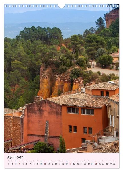 Produktbild: Provence &ndash; Scenic Villages of France (Wall Calendar 2027 DIN A3 portrait), CALVENDO 12 Month Wall Calendar