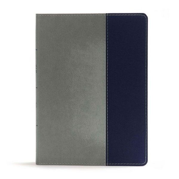 Produktbild: CSB Apologetics Study Bible for Students, Gray/Navy Leathertouch