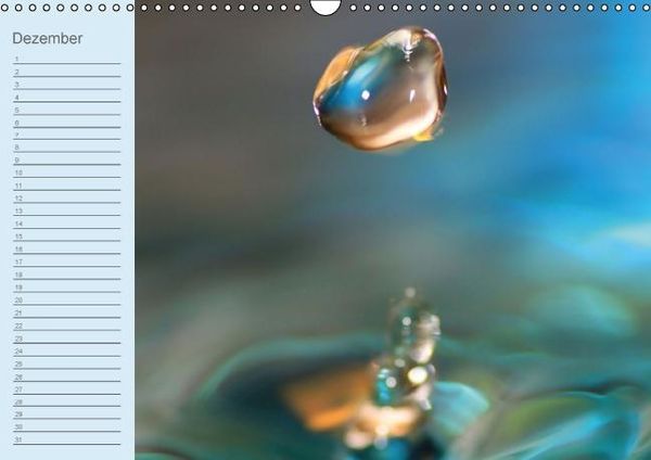 Produktbild: Geburtstagskalender "Wasser-Spiele" (Wandkalender immerw&auml;hrend DIN A3 quer)